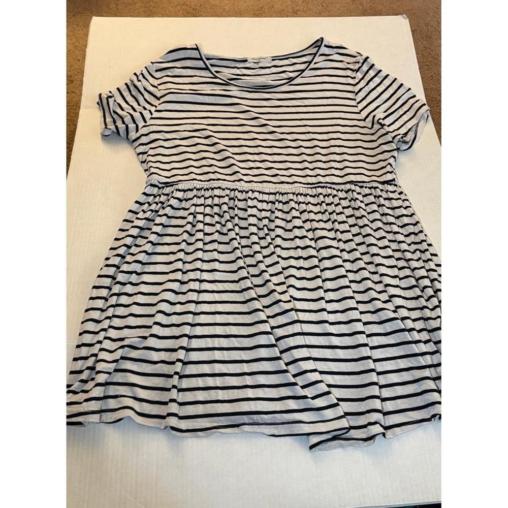 Stripped summer t shirt dress xxl